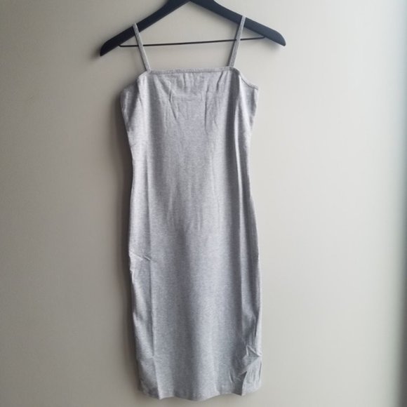 Topshop Dresses & Skirts - NWT TOPSHOP Spaghetti Strap Dress | Gray | Size 4